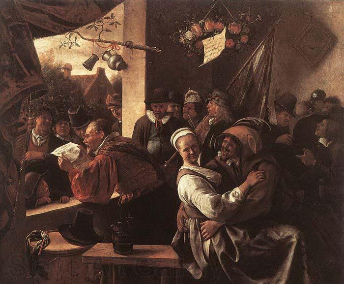 Jan Steen The Rhetoricians Spain oil painting art